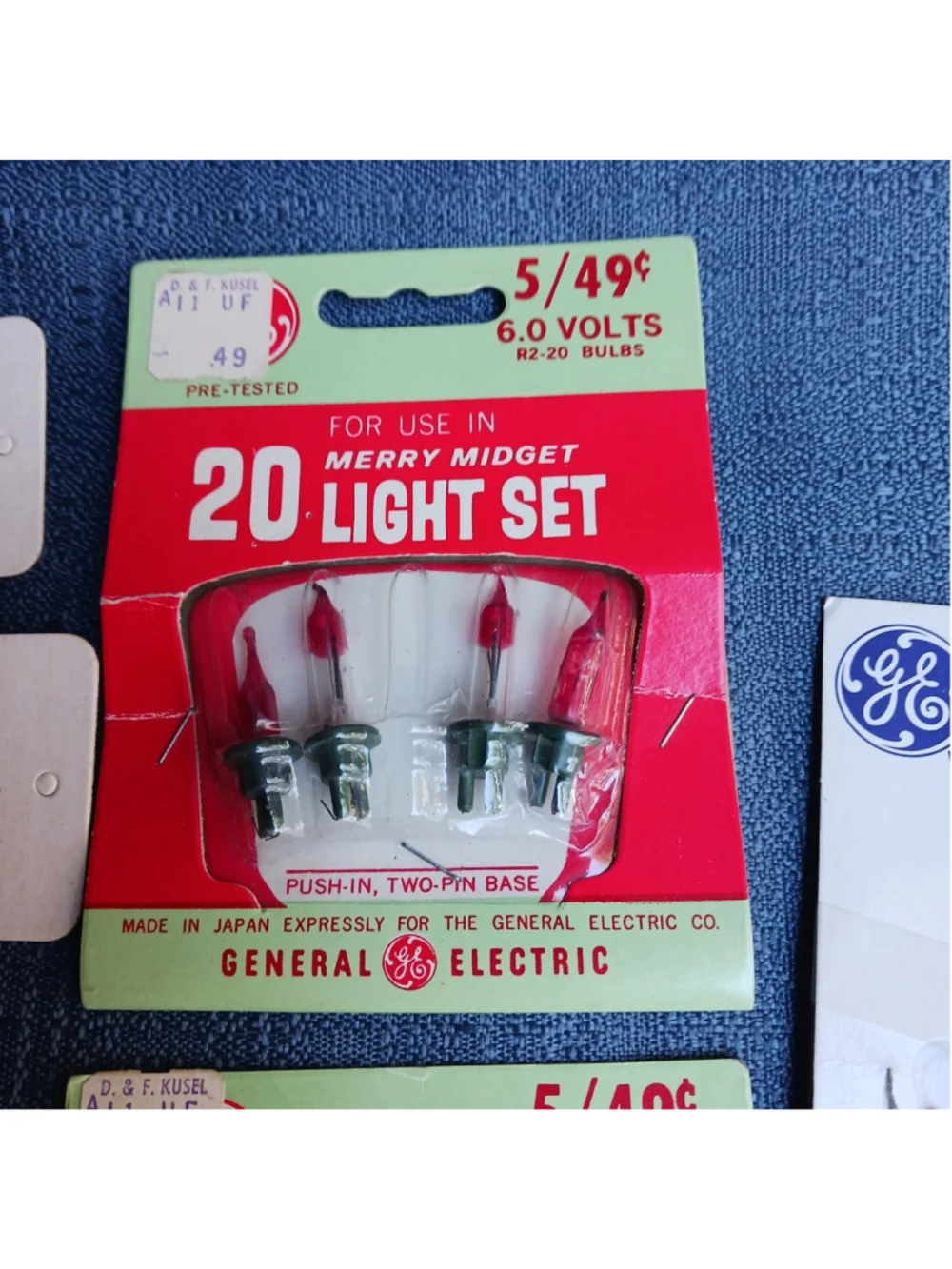 Vintage Mini Light Replacement Bulbs Christmas String Lights Lot See Pictures